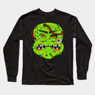 Halloween Horror Creepy Monster Character Long Sleeve T-Shirt